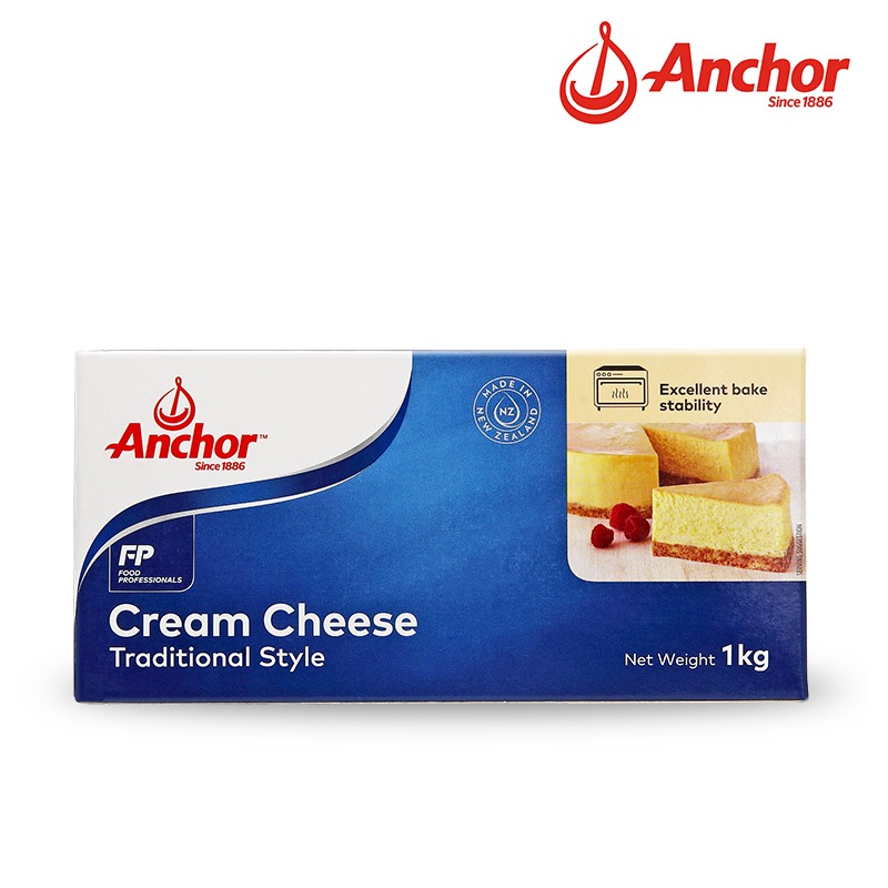 [Anchor] Cream Cheese 1kg_뉴질랜드 전통방식 배양 앵커 크림치즈, 기본트렌드, Fonterra, 베스트로,